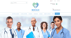 Desktop Screenshot of medicalax.de