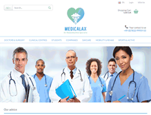 Tablet Screenshot of medicalax.de